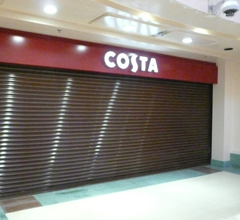 Costa Cafe Shop Front Shutters