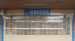 Greggs Bakery Shutters