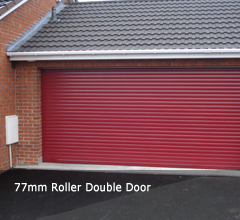 Red Domestic Garage Door
