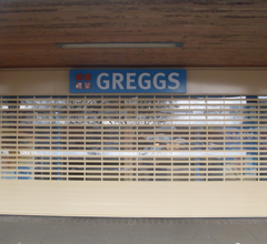 Greggs Bakery Front Shutters